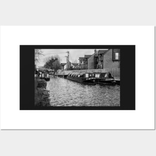 Canalside Moorings At Newbury Posters and Art